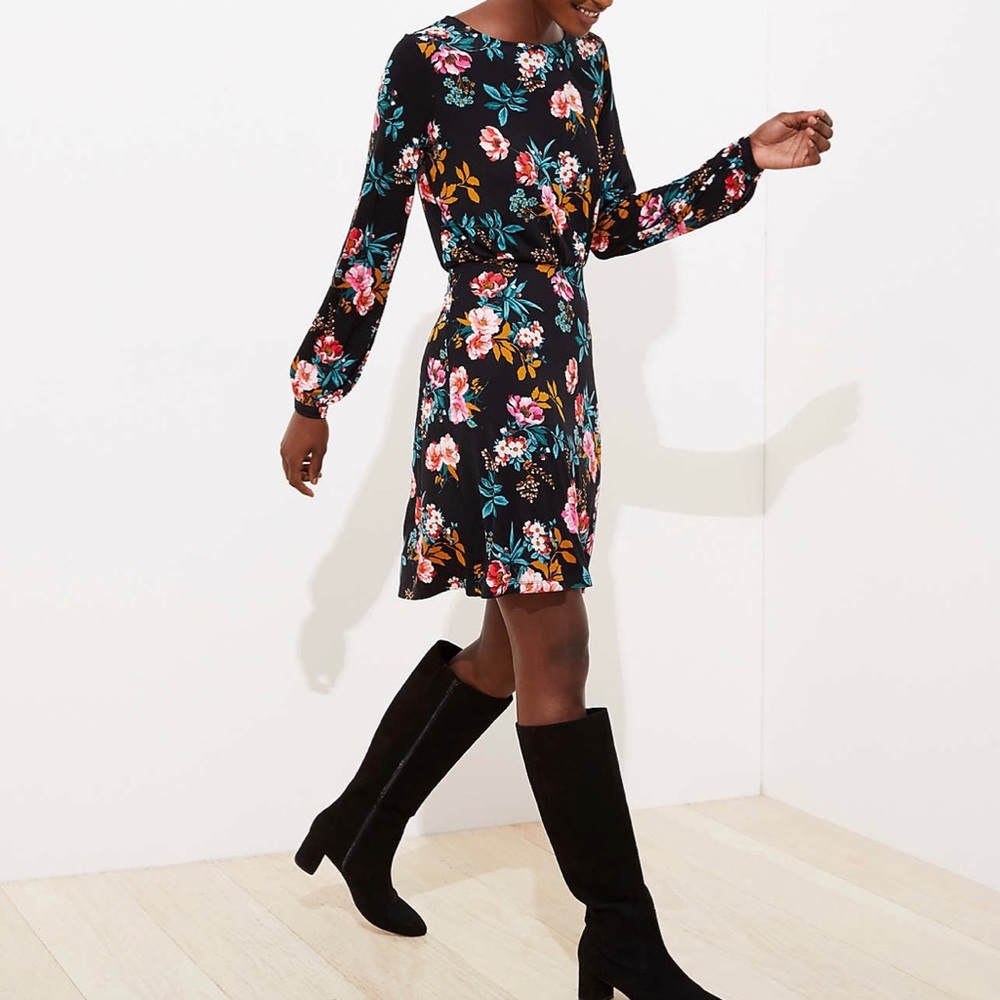 LOFT Floral Dress
